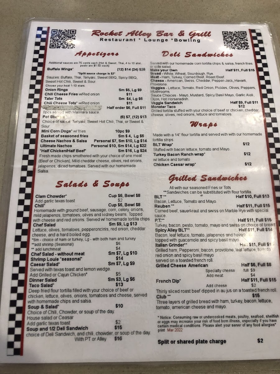 The Alley Bar & Grill Menu - Image 4